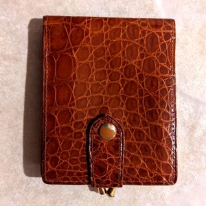 Like new genuine alligator wallet